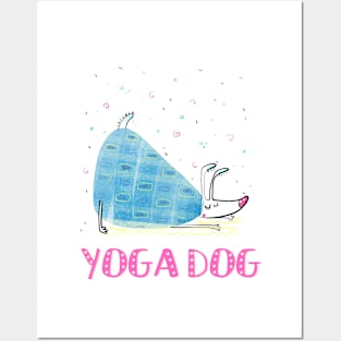 Yoga Dog Posters and Art